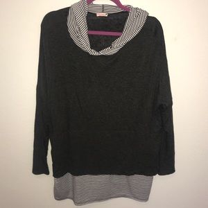 NEVER WORN! Oversized shirt with hood